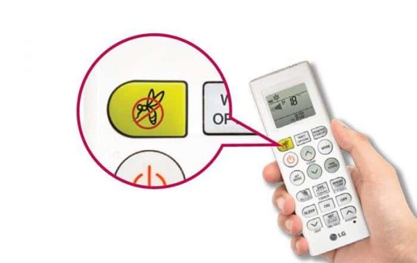 Cách sử dụng tính năng đuổi muỗi trên máy lạnh LG 2015