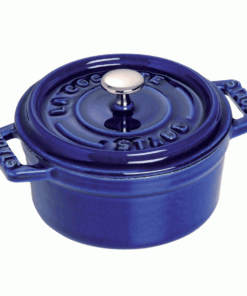 Nồi gang tròn STAUB Xanh đen – 10cm