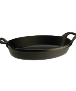 Chảo gang Oval Staub - Màu Đen