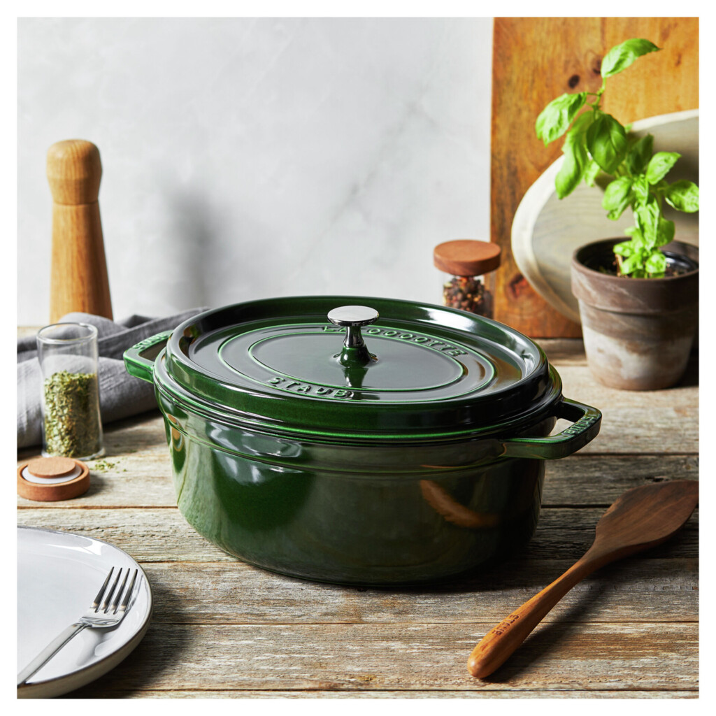 Noi Gang Oval Staub Xanh Reu 33cm