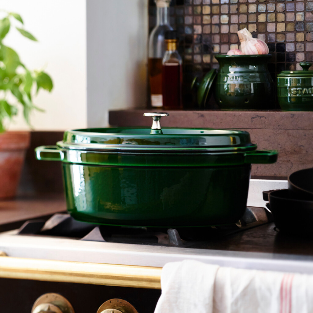 Noi Gang Oval Staub Xanh Reu 33cm