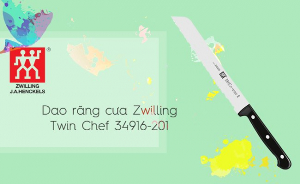 Dao răng cưa Zwilling Twin Chef 34916-201 20cm - 4 Dao rang cua Zwilling Twin Chef 34916 201 20cm 1 - Dao răng cưa Zwilling Twin Chef 34916-201 20cm