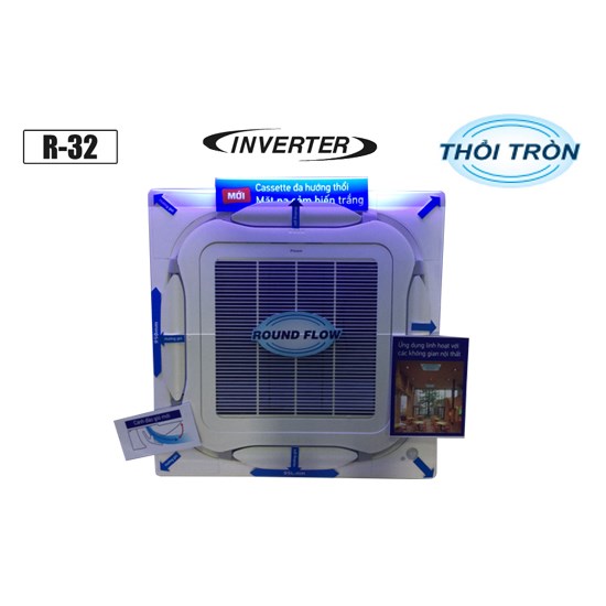 May lanh am tran Daikin FCF Gas R32 Inverter - Máy lạnh âm trần Daikin FCF125CVM / RZF125CVMV (5.0 HP, Gas R32, Inverter)