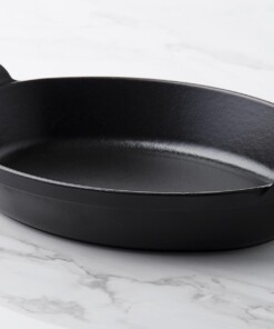 Chao Gang Oval Staub Mau Den 24cm Va 28cm