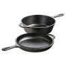 Bộ Lodge - Chảo gang sâu lòng 25.4cm(2.8L) & Chảo gang 24.4cm