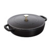 Chảo gang Staub Chistera - Màu Đen (24cm)