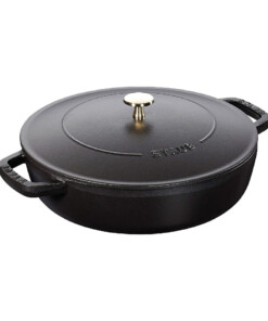 Chảo gang Staub Chistera - Màu Đen (24cm)