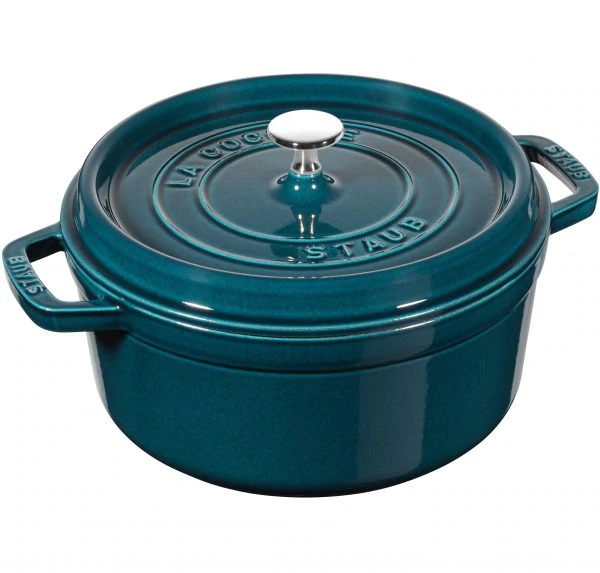 Nồi gang tròn Staub - Màu Xanh Ngọc