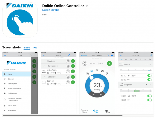 dieu khien may lanh trung tam daikin vrv qua iphone ipad android smartphone - Điều khiển máy lạnh trung tâm Daikin VRV qua iPhone, iPad, Android (Smartphone)