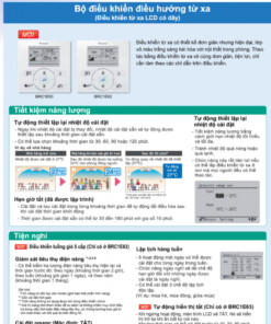 BRC1E63 - Bộ điều khiển từ xa có dây của Daikin