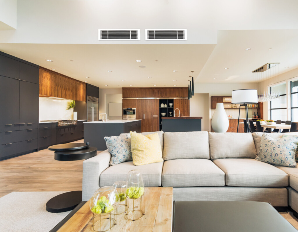Beautiful Living Room Interior In New Luxury Home