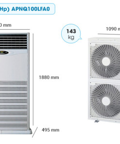 Alternative view of Máy lạnh tủ đứng LG APNQ100LFA0 (10.0 HP, Inverter)