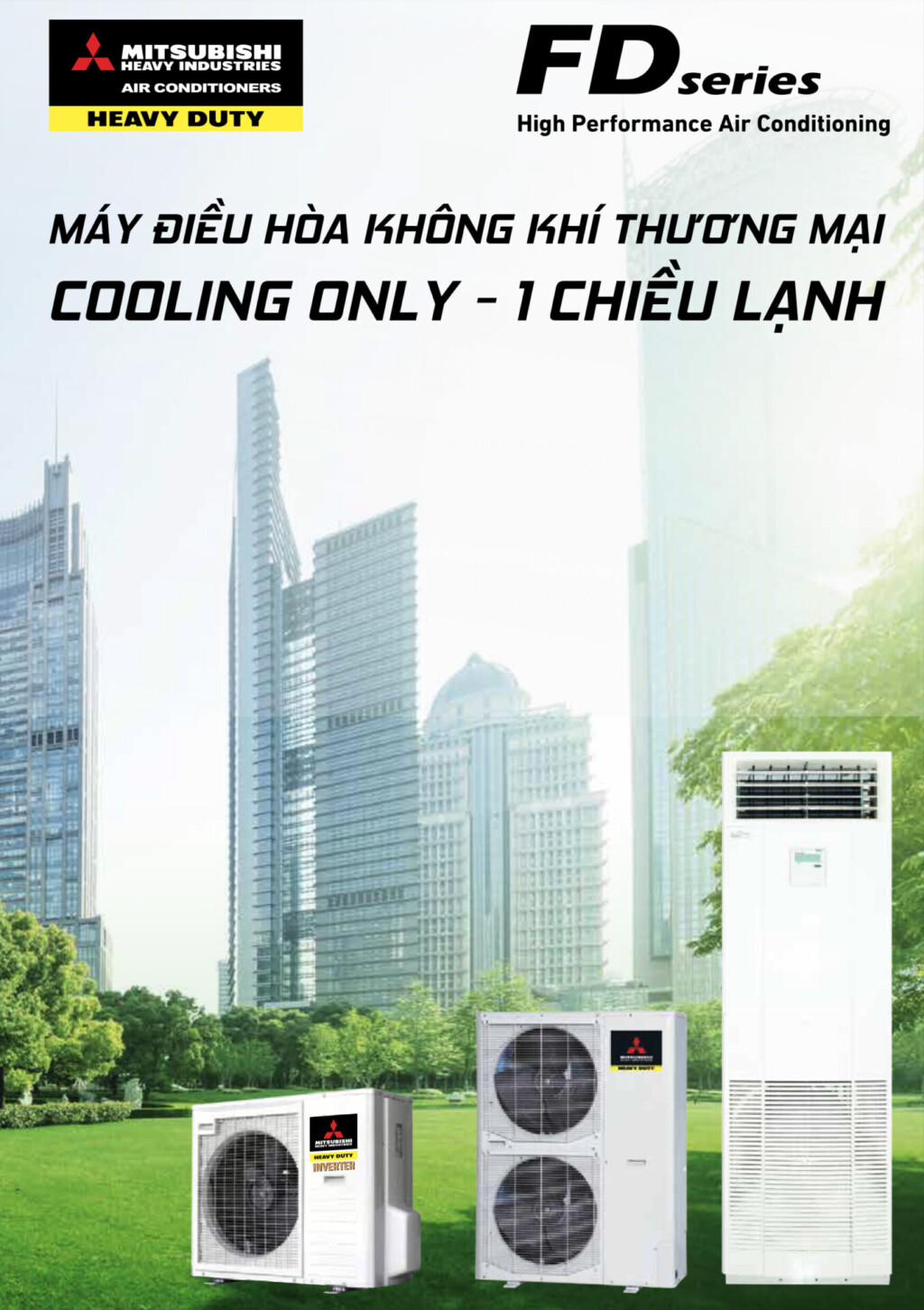 Catalogue máy lạnh thương mại Mitsubishi Heavy - FD Series