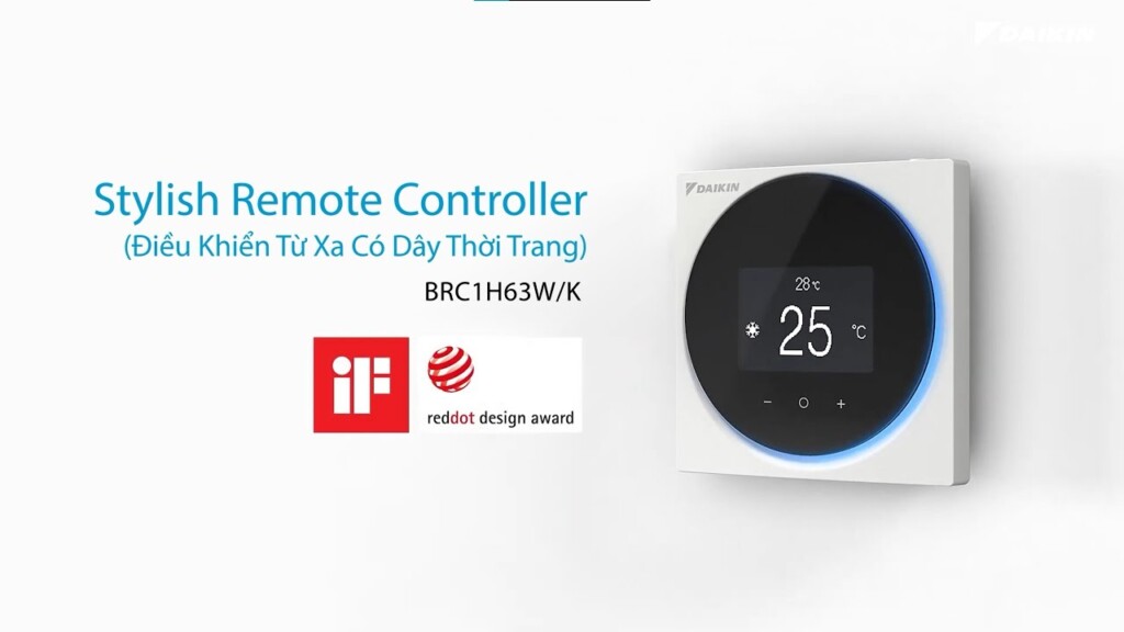 bo dieu khien co day daikin brc1h63w trang brc1h63k den 3 - Bộ điều khiển có dây Daikin BRC1H63W (Trắng) - BRC1H63K (Đen)