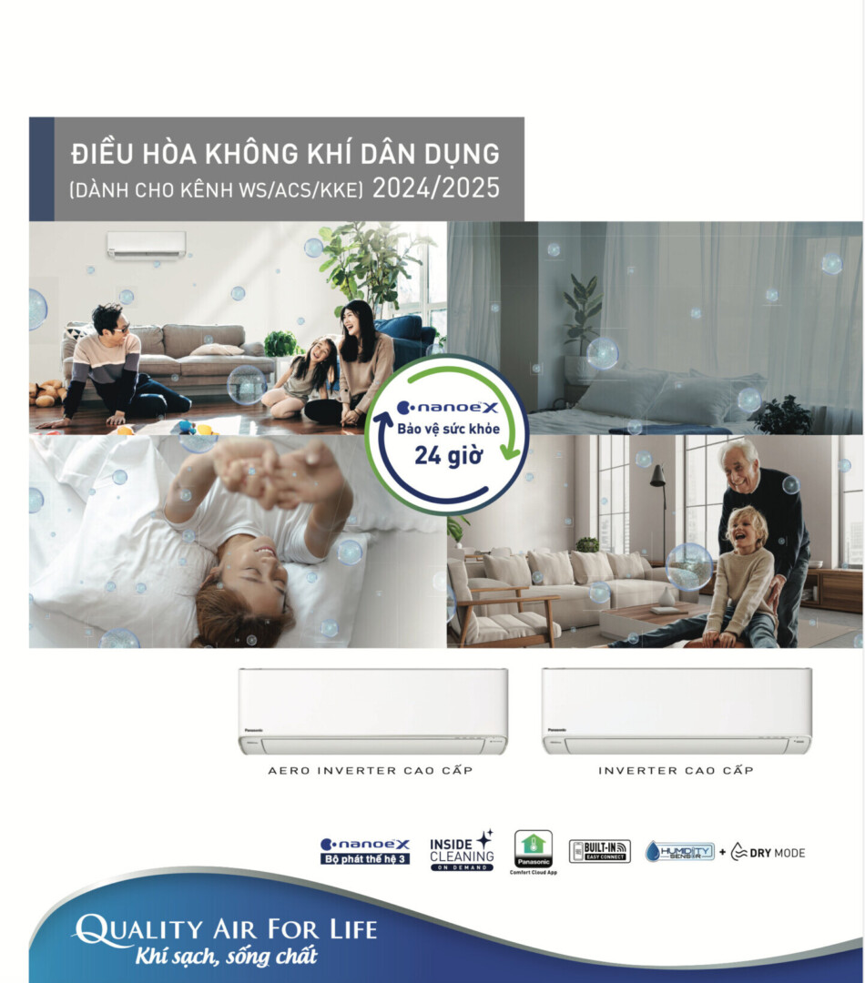 Catalogue Máy lạnh treo tường Panasonic (2024/2025)